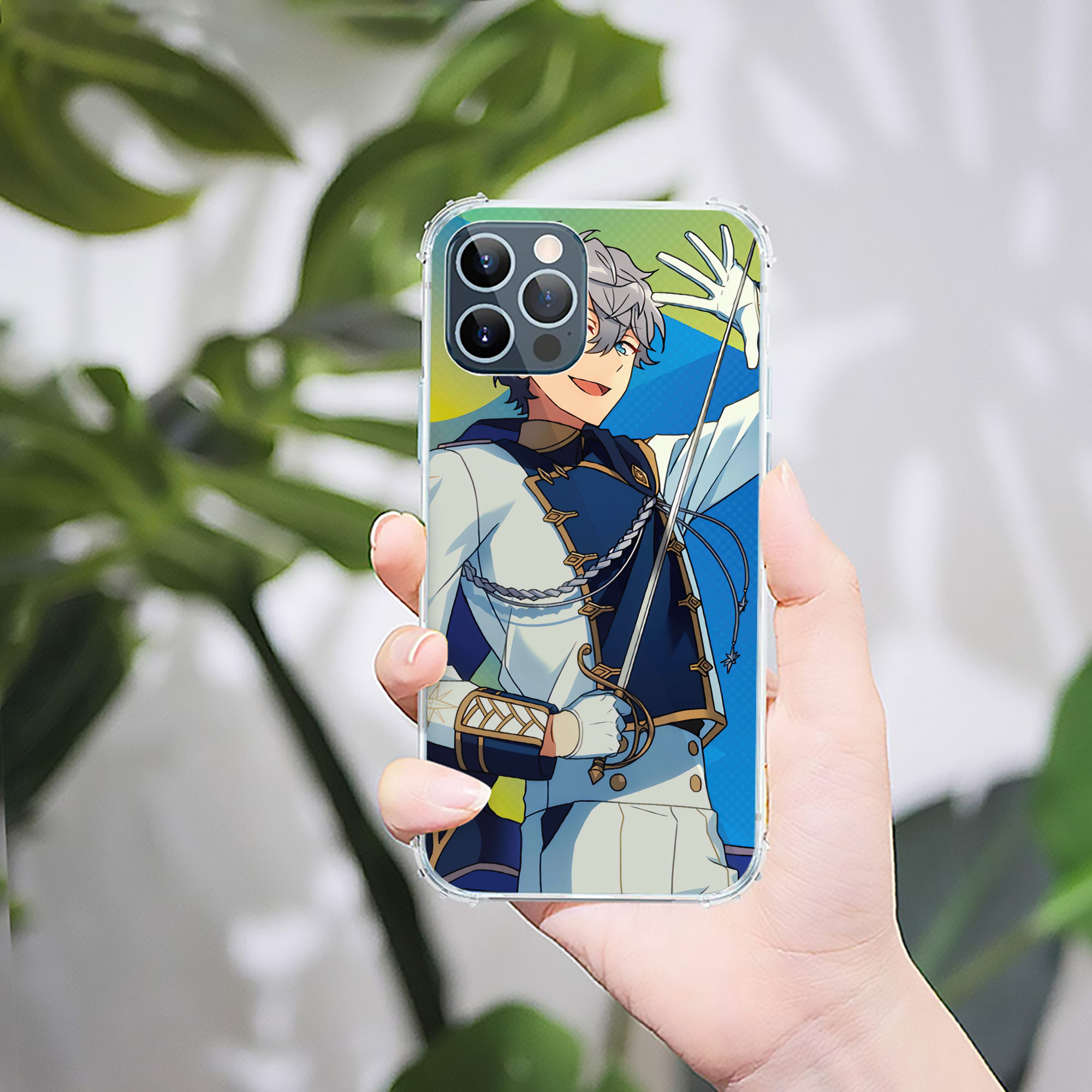（画像用） あんさんぶるスターズ! Ensemble Stars 【iPhone 12シリーズ対応】透明スマホケース（クリアソフトケース）
